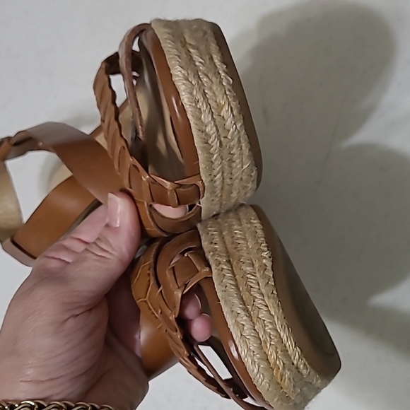 Antonio Melani strappy platform wedge sandals size 8.5 - Picture 6 of 12